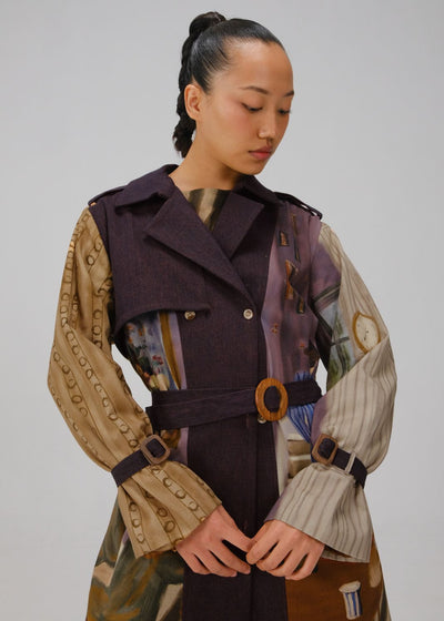 DENIM TRENCH-Living Room