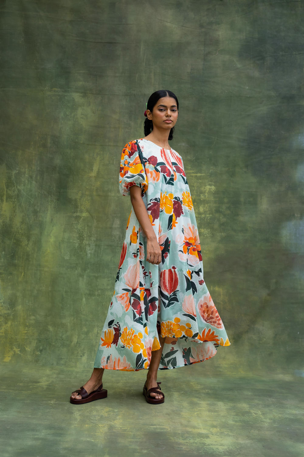 Jill Printed Dress
