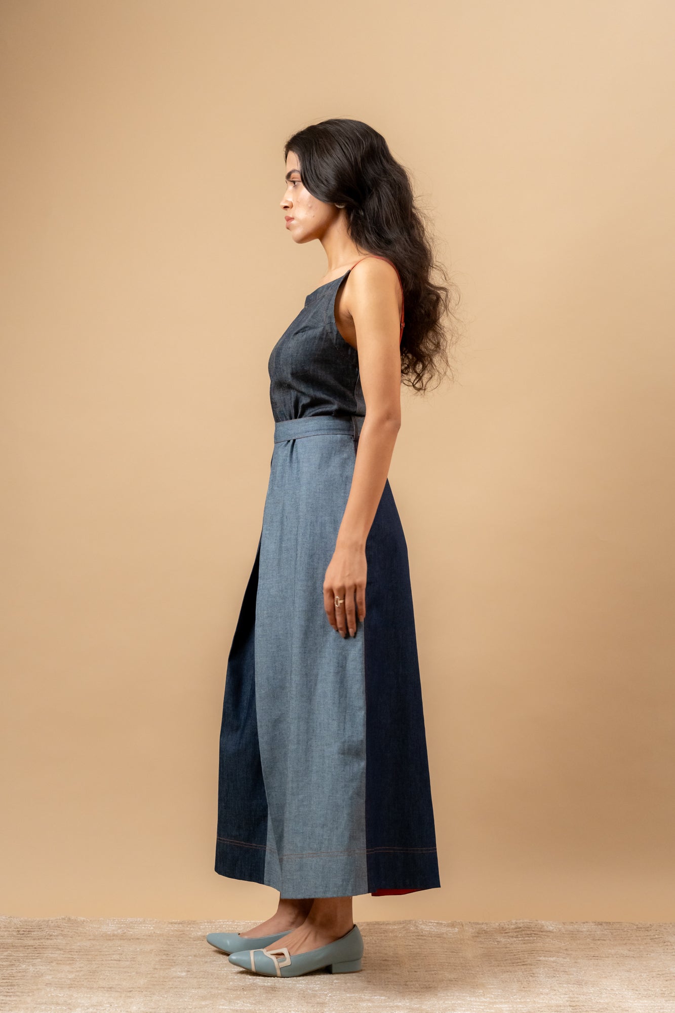 Louisa Upcycled Denim Dress