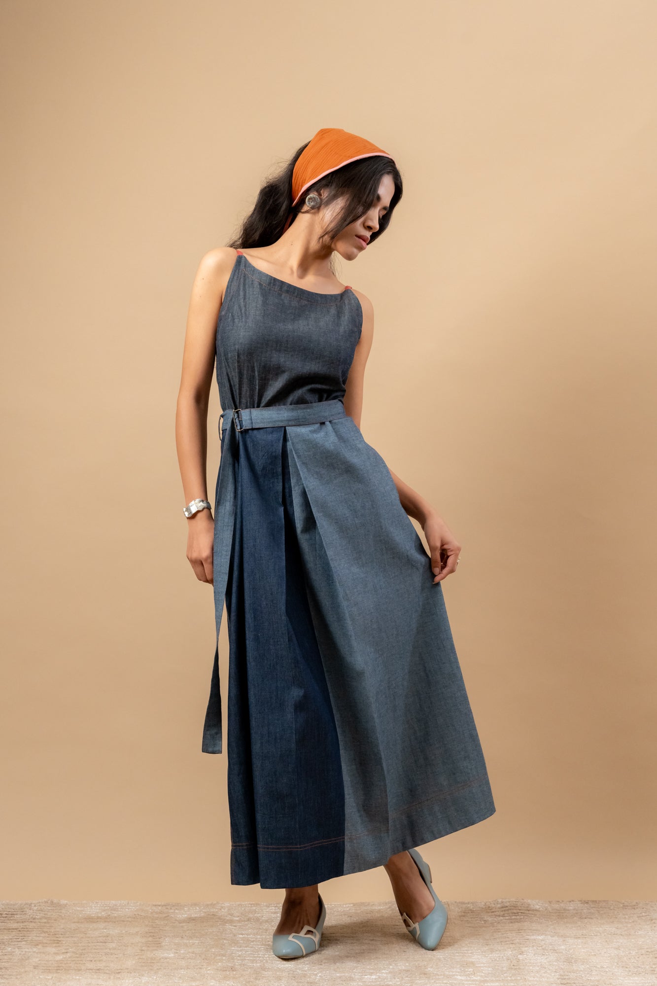 Louisa Upcycled Denim Dress