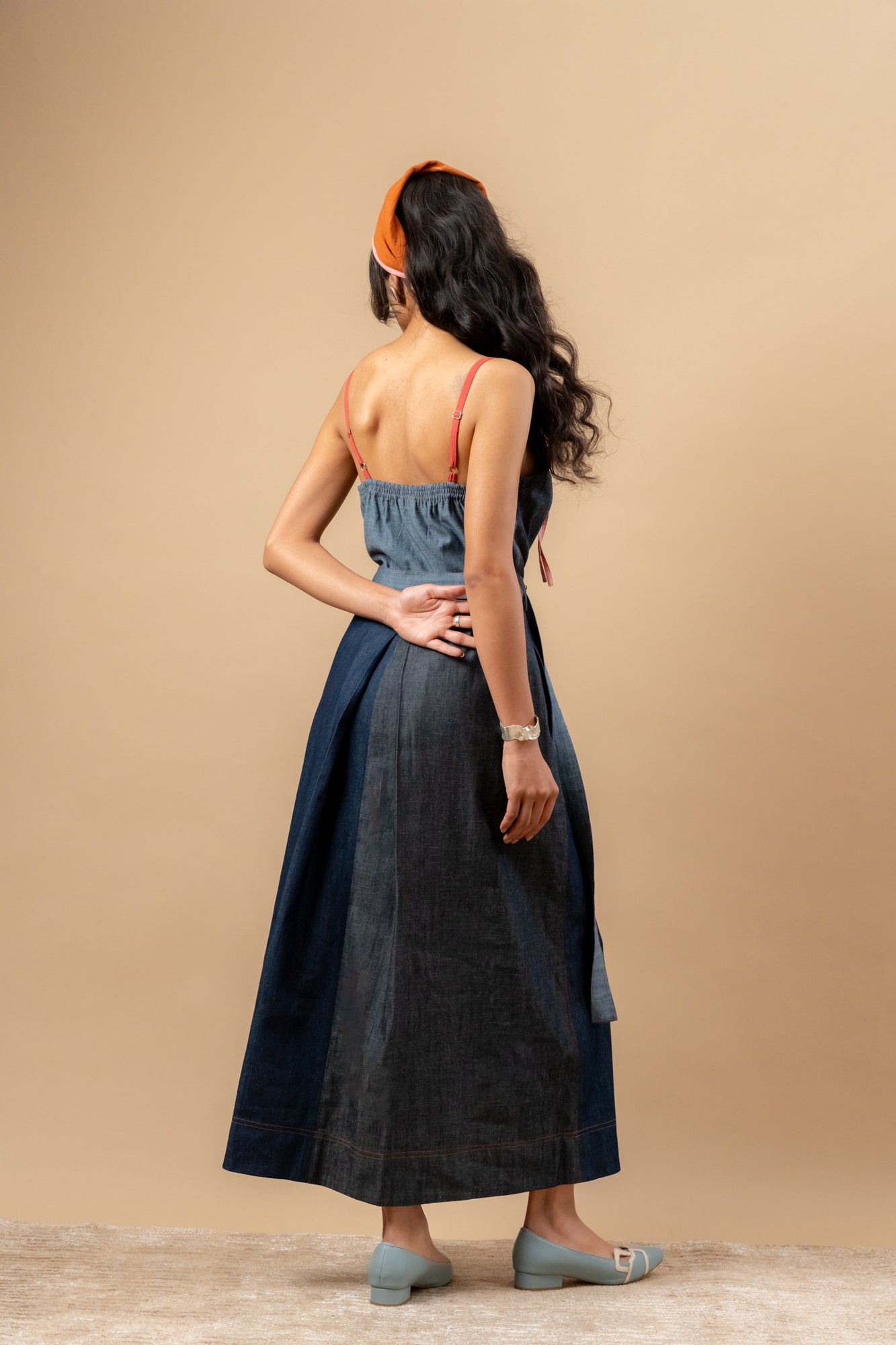Louisa Upcycled Denim Dress