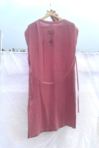 Erna Organic Cotton Dress With Waist Belt