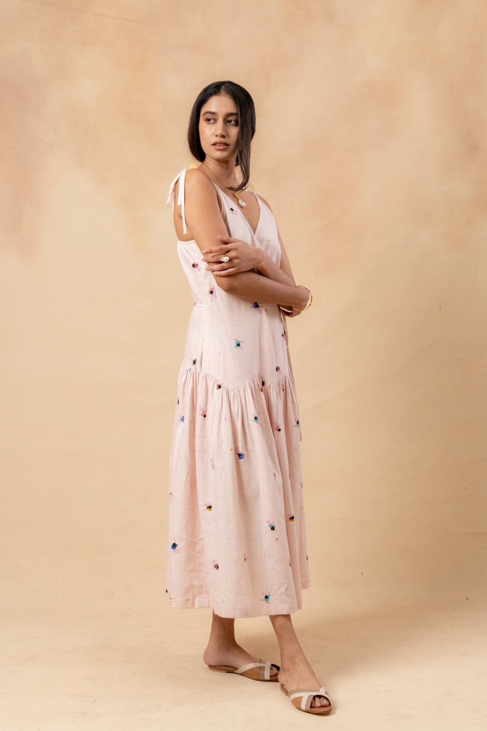 Crayon Wrap Dress