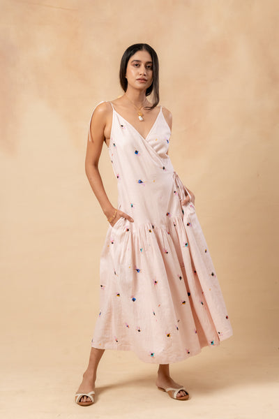 Crayon Wrap Dress
