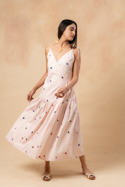 Crayon Wrap Dress