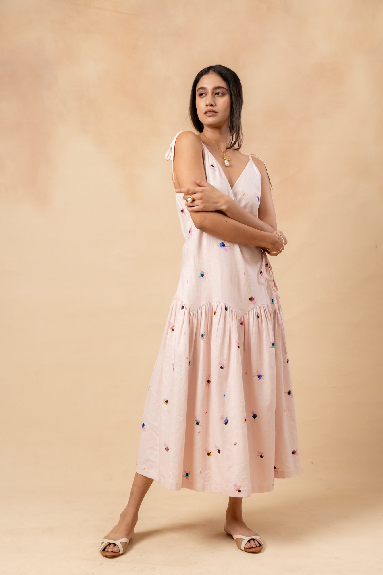 Crayon Wrap Dress