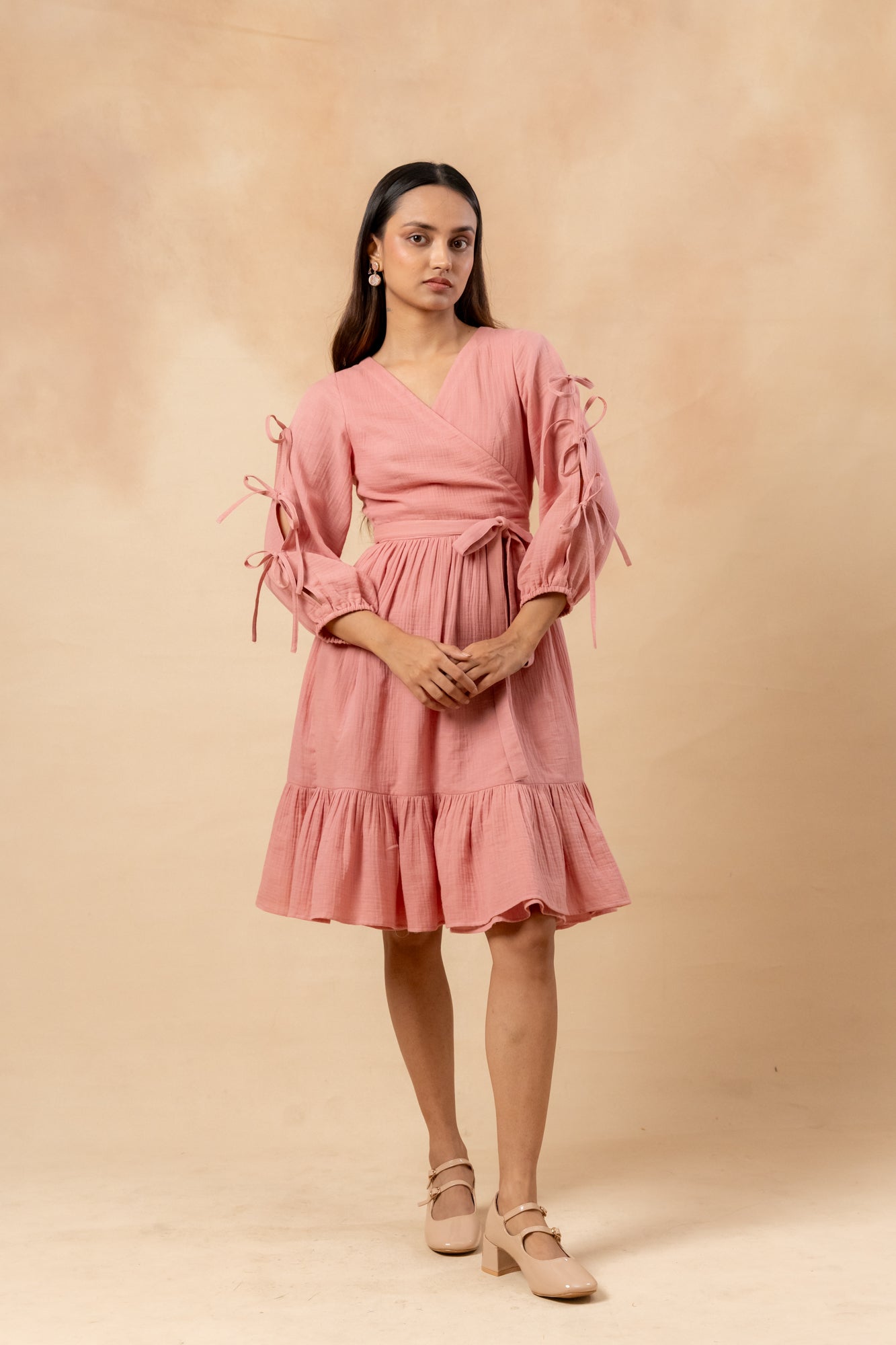 Petal Belted Dress