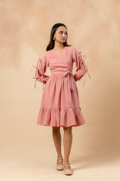 Petal Belted Dress