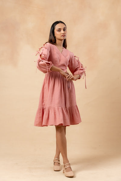 Petal Belted Dress