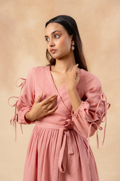 Petal Belted Dress