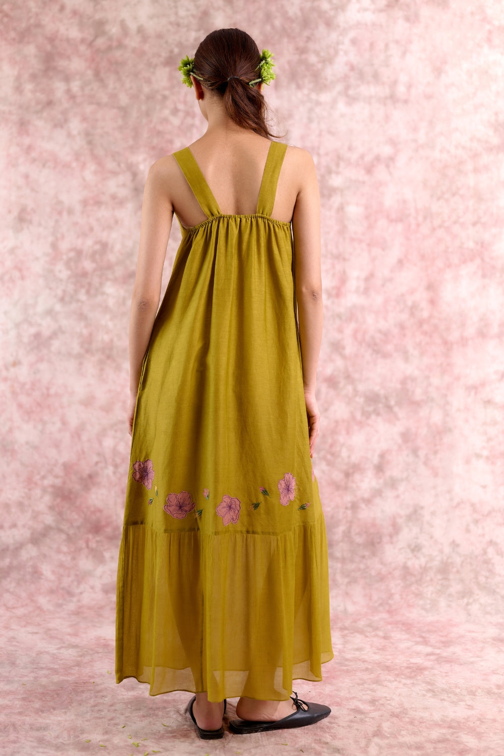 Iris Embroidered Dress