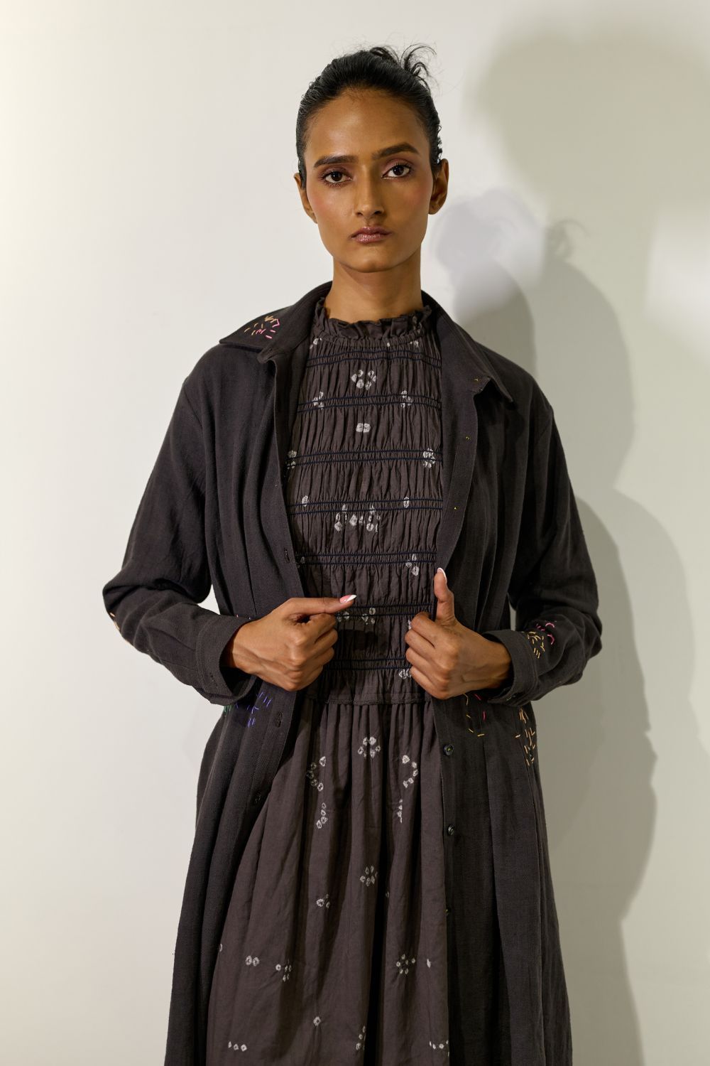 CECILE EMBROIDERED DRESS