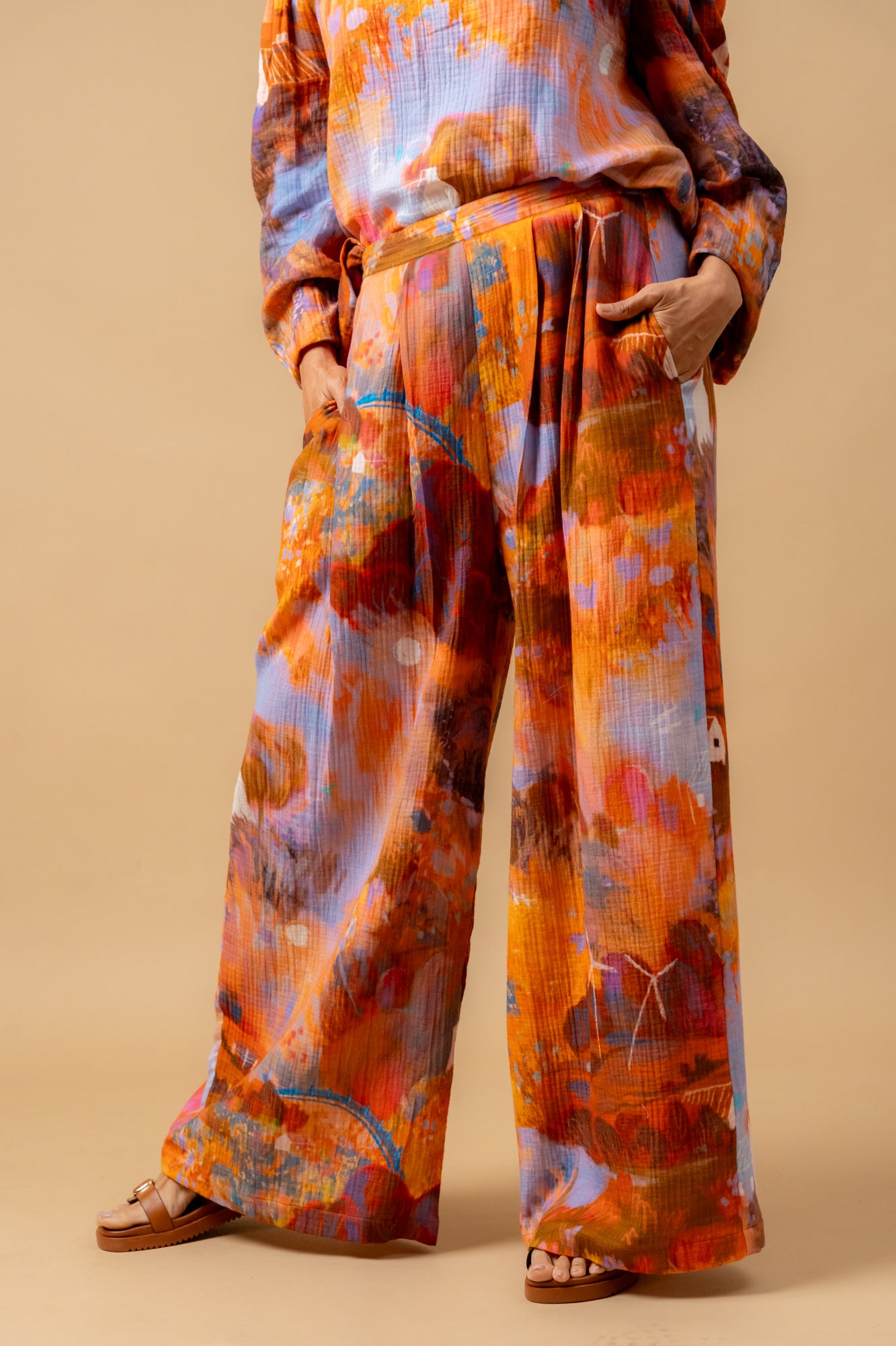Firefly flicker printed pants