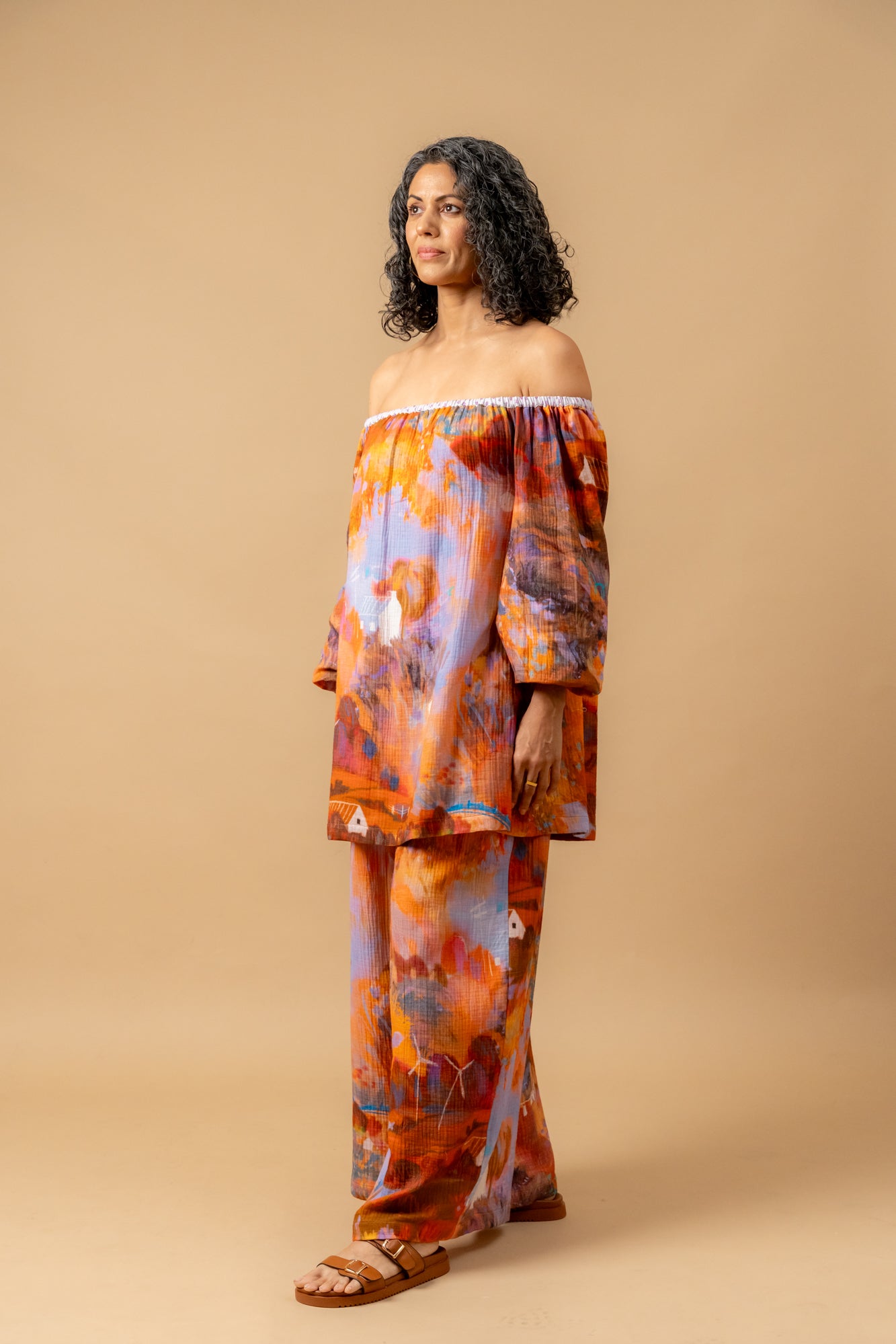 Firefly flicker printed pants