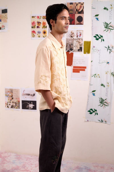 FLORIQUE BEIGE SHIRT