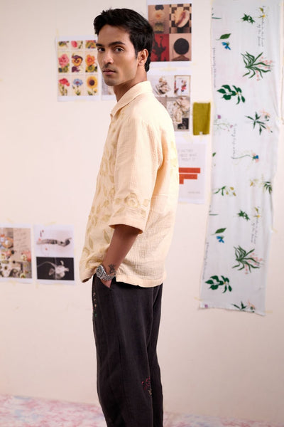 FLORIQUE BEIGE SHIRT