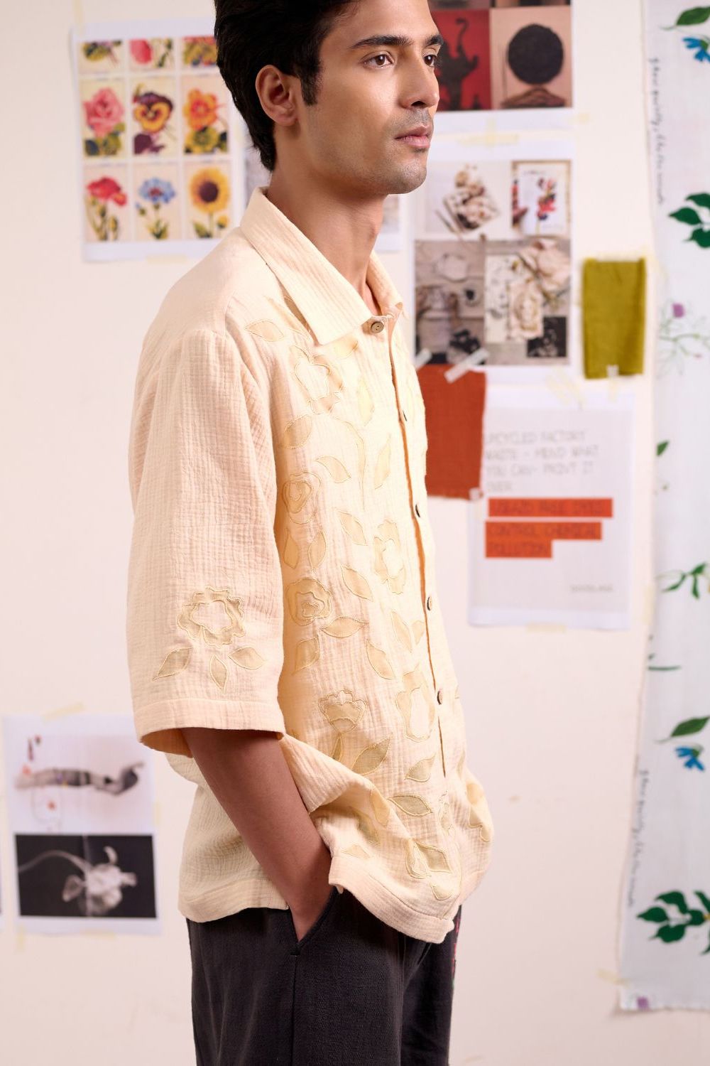 FLORIQUE BEIGE SHIRT