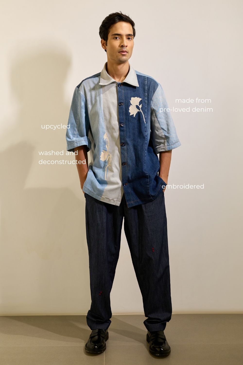 ANDES PANELLED SHIRT