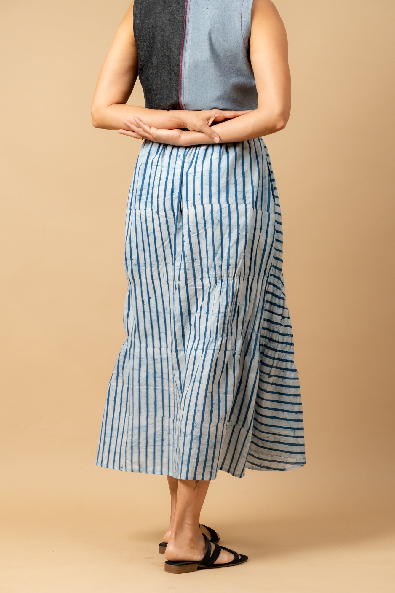 Lizzy batik stripes skirt