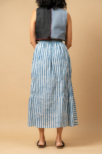 Lizzy batik stripes skirt