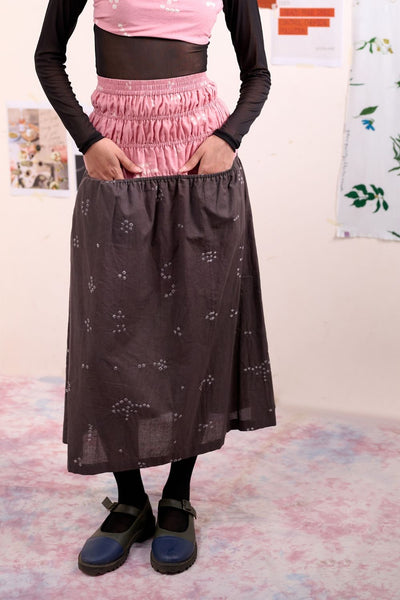 VINE BANDHANI SKIRT