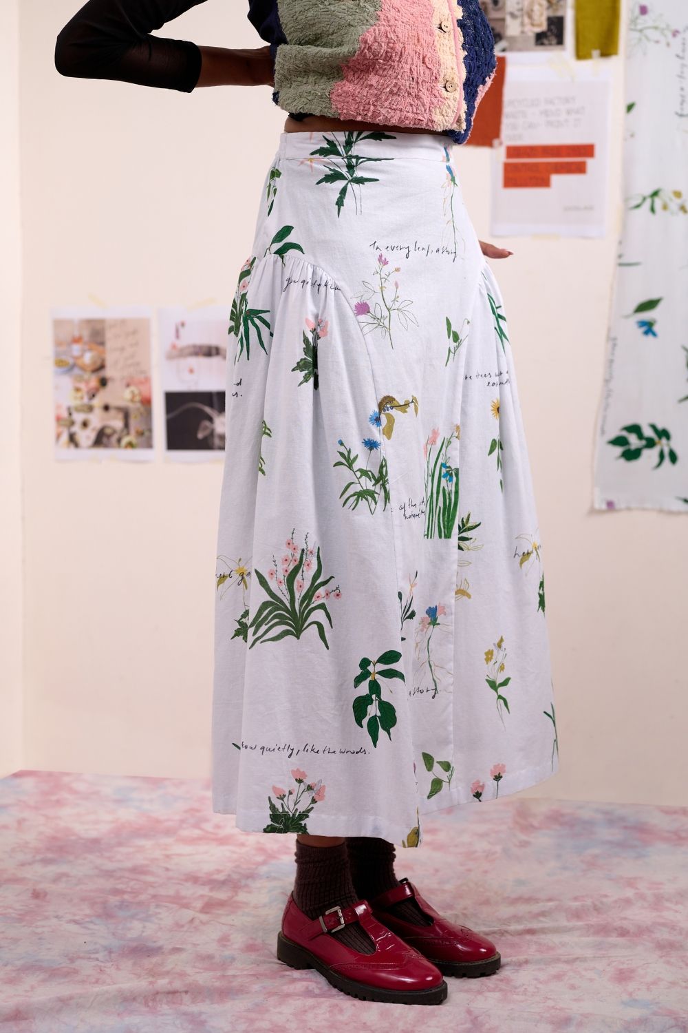 VELORA PRINTED SKIRT