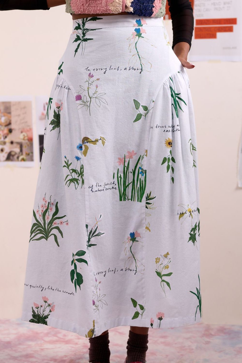 VELORA PRINTED SKIRT