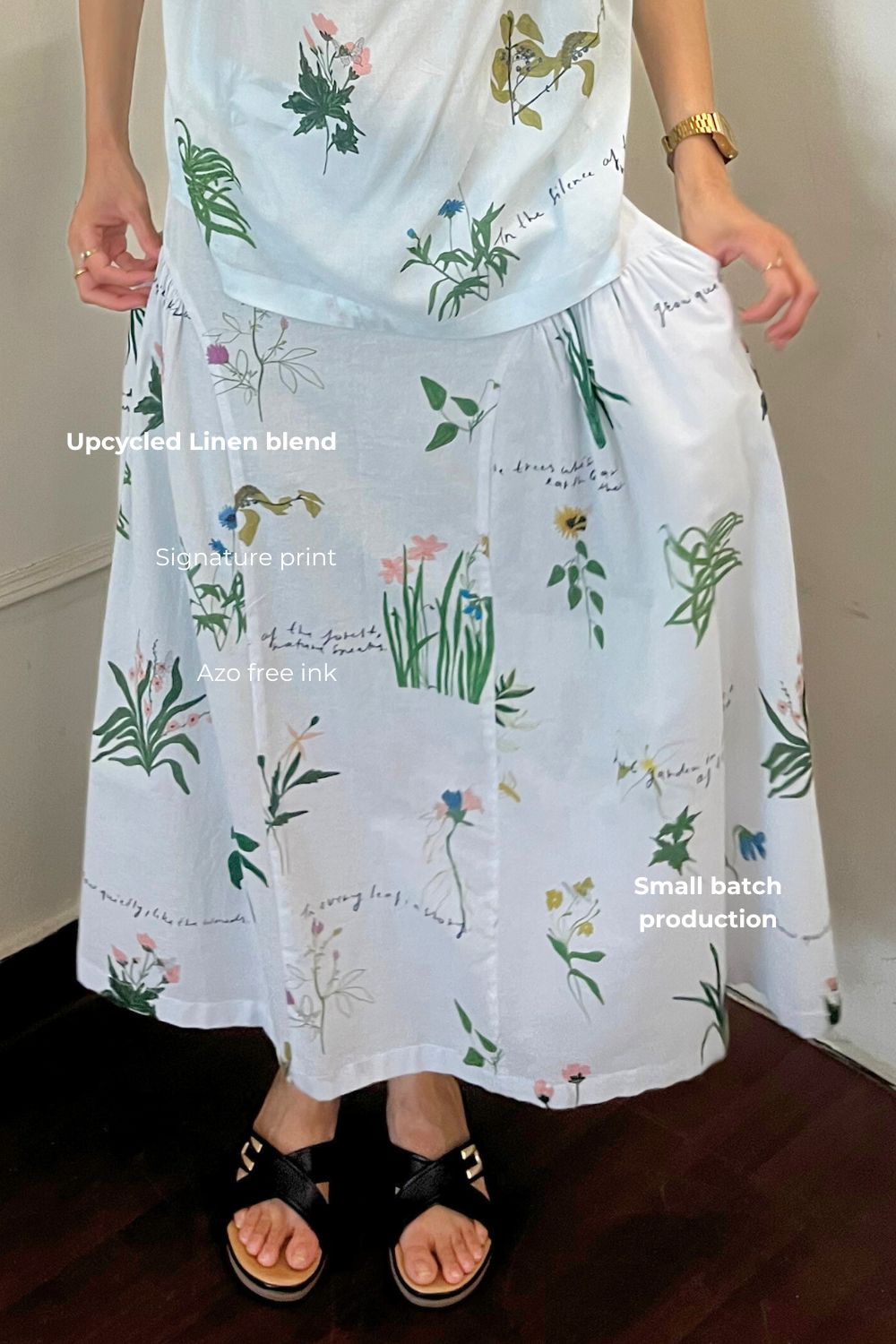 VELORA PRINTED SKIRT