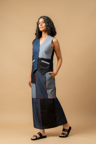Francis denim patch set