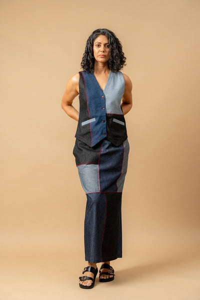 Francis denim patch set