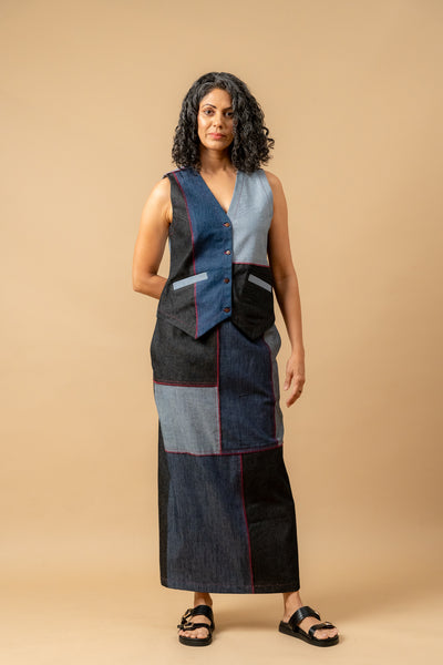 Francis denim patch set