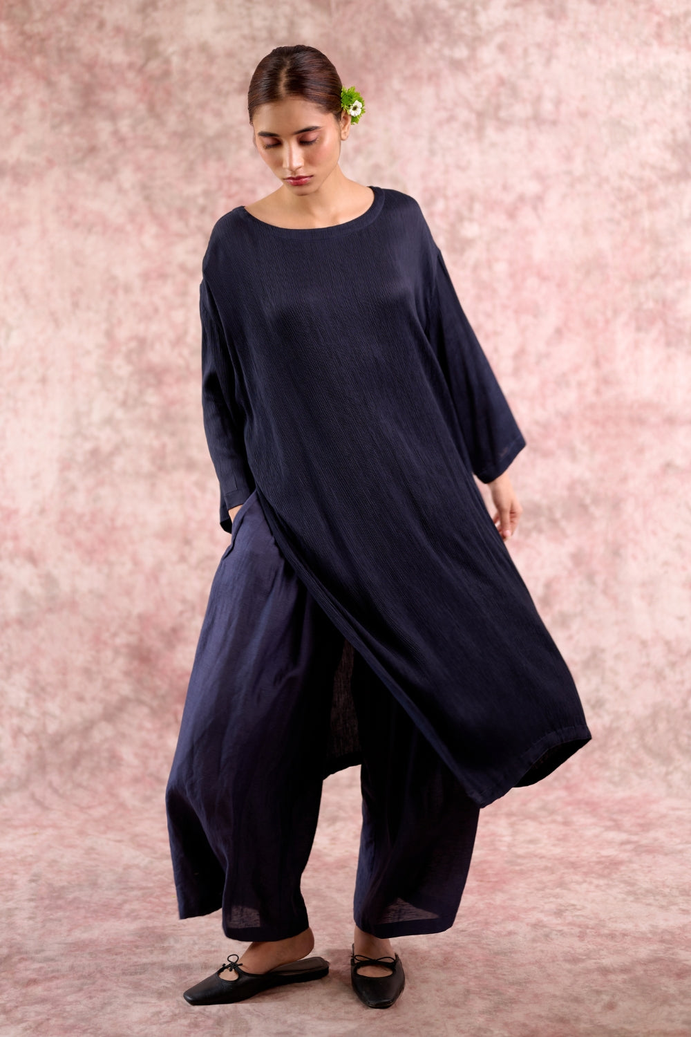 Frida Navy tunic