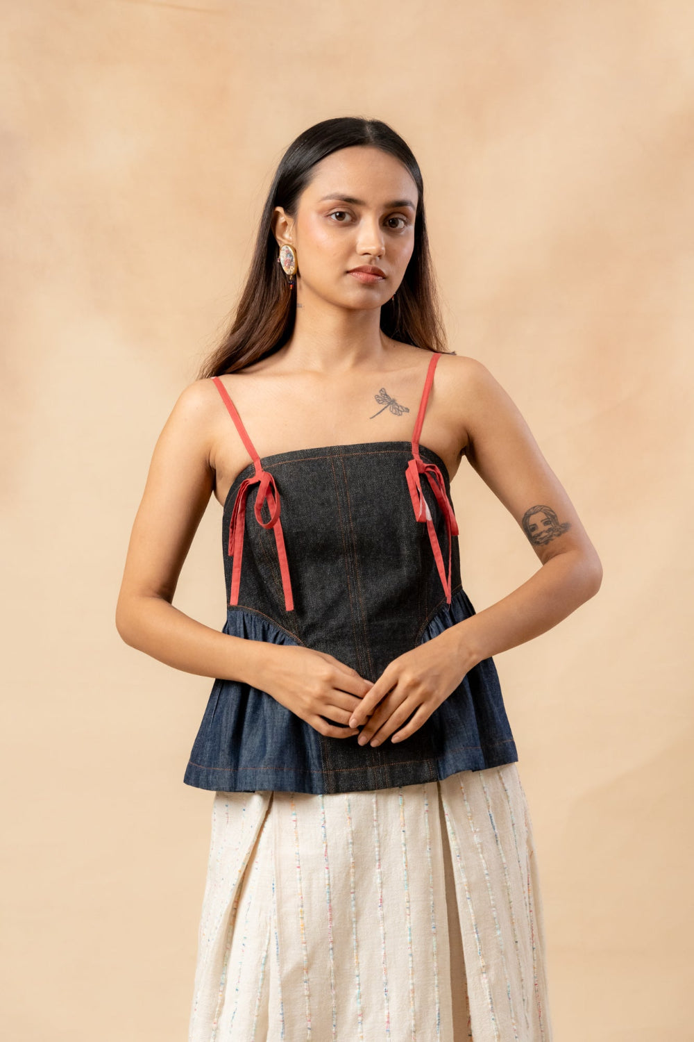 Sunhat Spell Denim Top
