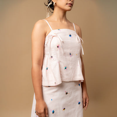 Sunhat spell printed top