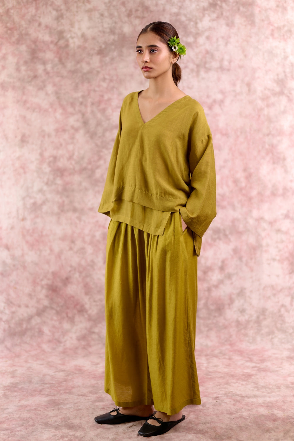 Savanna Green Top