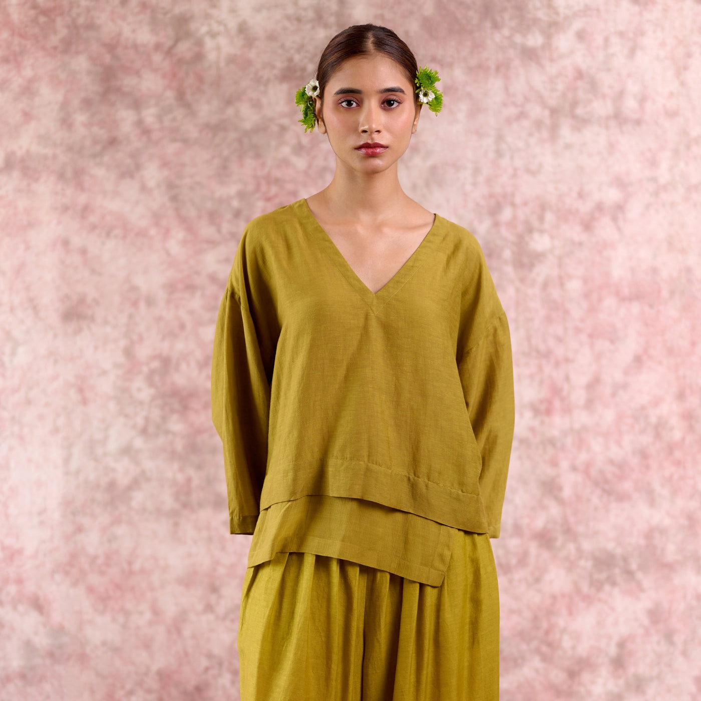 Savanna Green Top