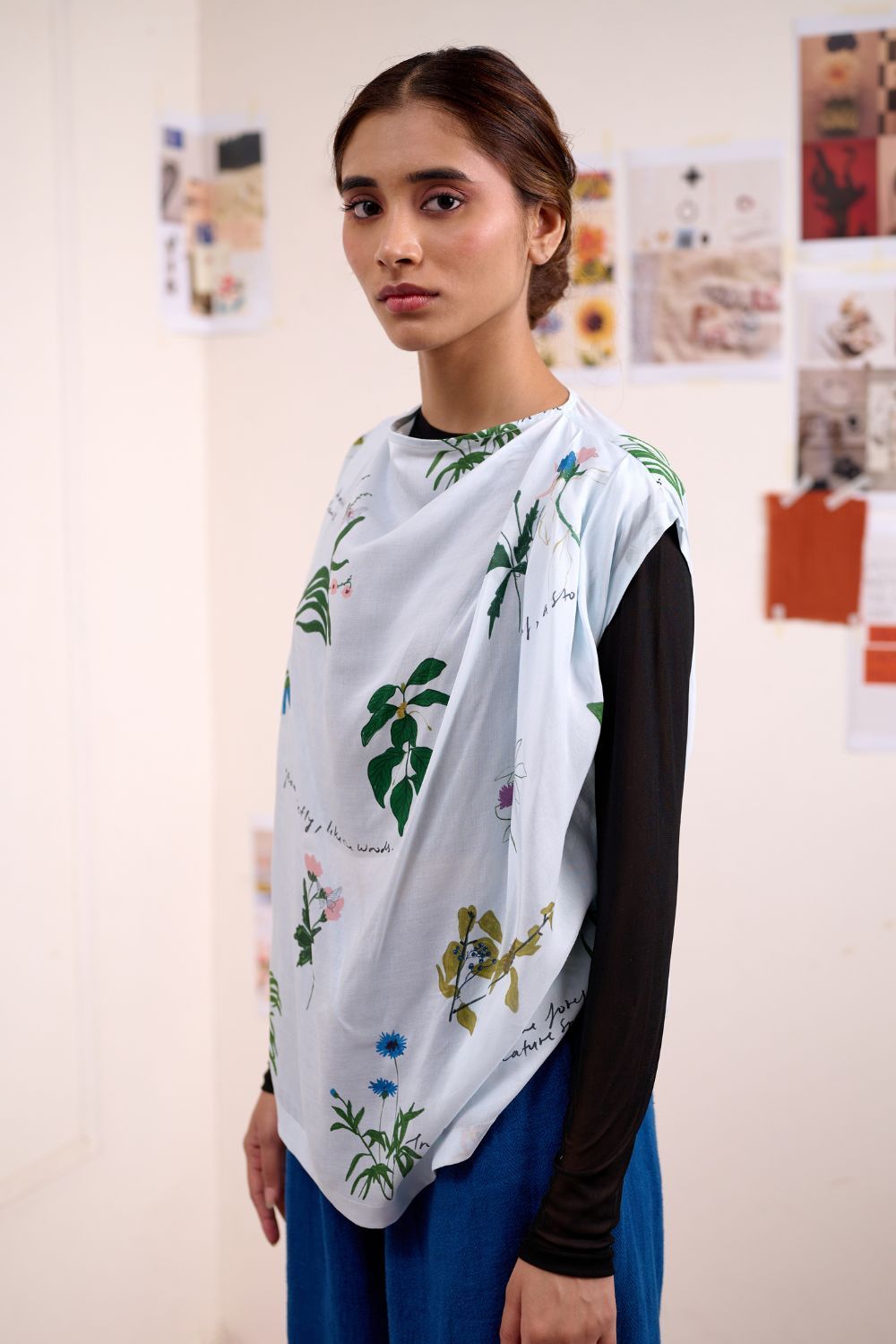 MISTELLE PRINTED TOP