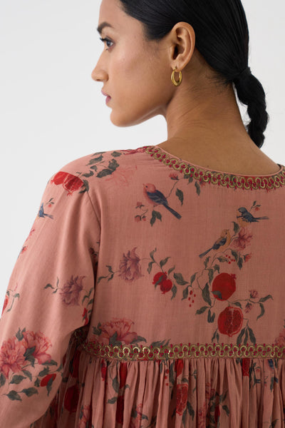 Flori Old Rose K-1 Kurta Set