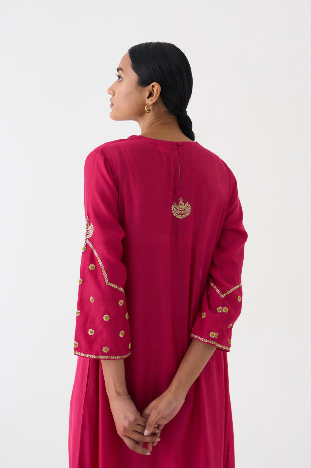 Ambily Rani Pink Kurta Set