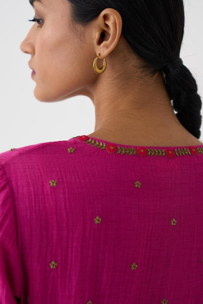 Saba Rani Pink Kurta Set