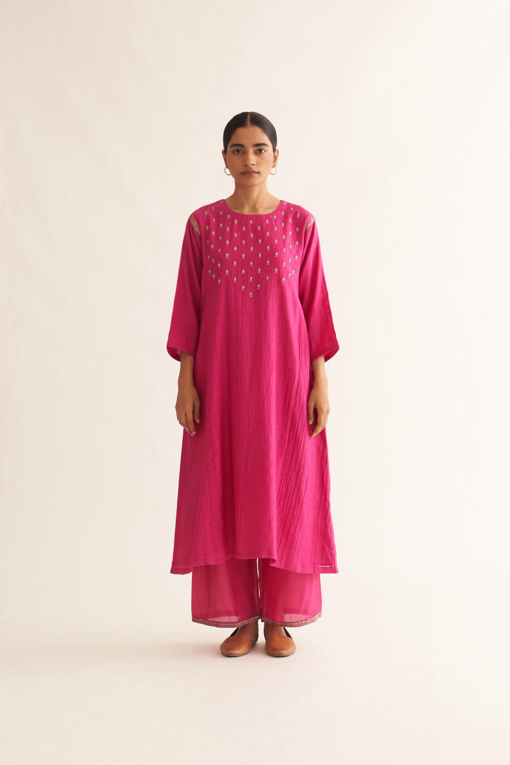 OSHA BRIGHT PINK CHAK BAGLA SET