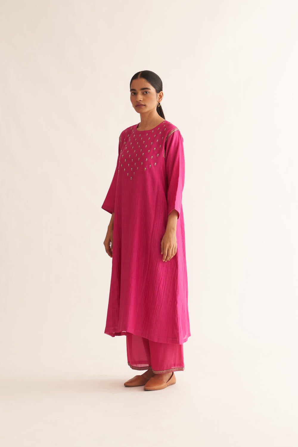 OSHA BRIGHT PINK CHAK BAGLA SET