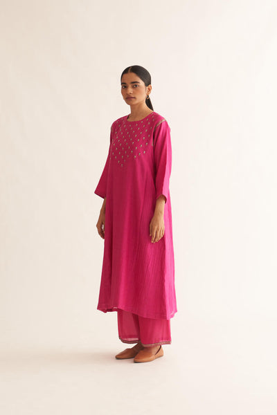 OSHA BRIGHT PINK CHAK BAGLA SET