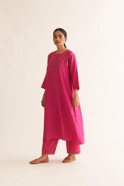 OSHA BRIGHT PINK CHAK BAGLA SET