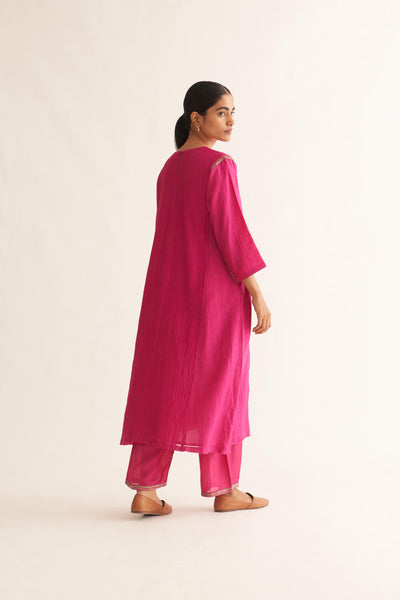 OSHA BRIGHT PINK CHAK BAGLA SET