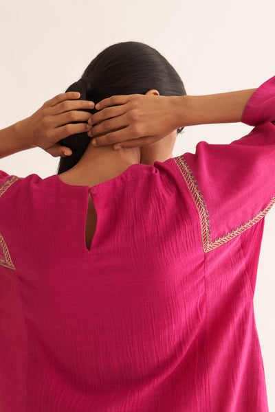 OSHA BRIGHT PINK CHAK BAGLA SET