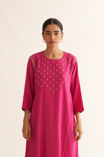 OSHA BRIGHT PINK CHAK BAGLA SET