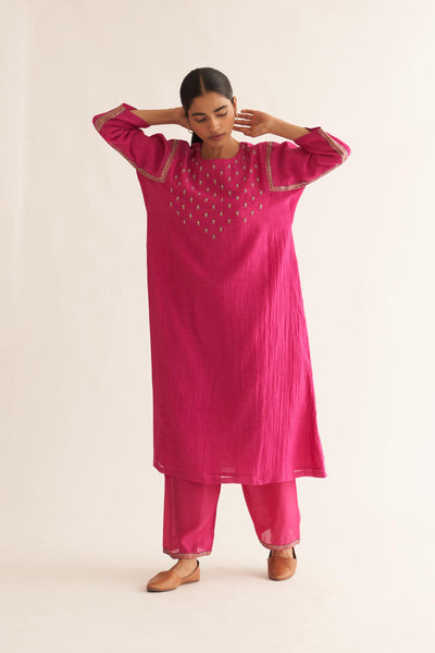 OSHA BRIGHT PINK CHAK BAGLA SET