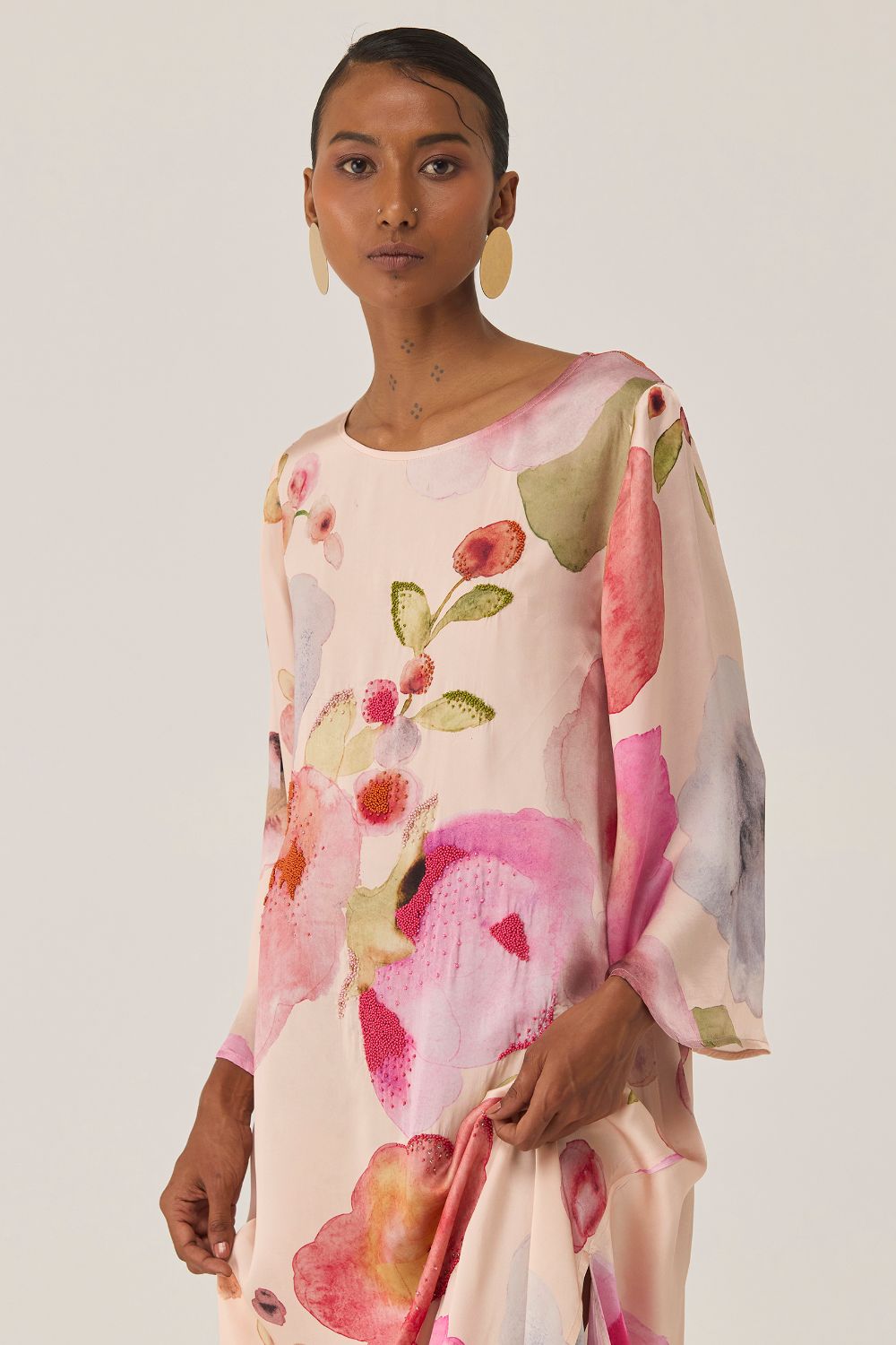 Californian Poppies Kaftan Dress