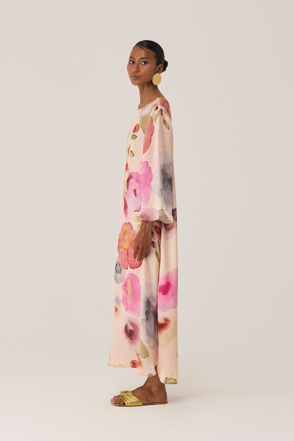 Californian Poppies Kaftan Dress